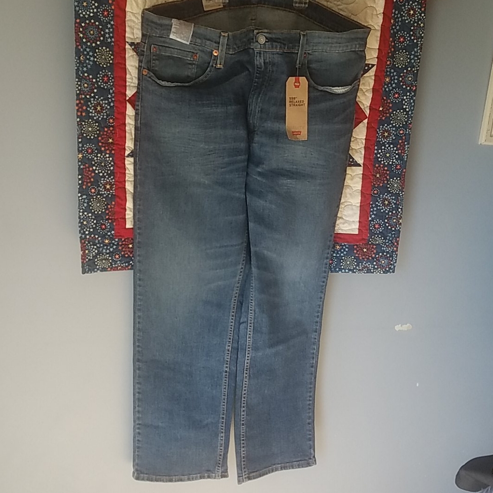 Men's Blue Jeans 559 38x30 Relaxed Straight
